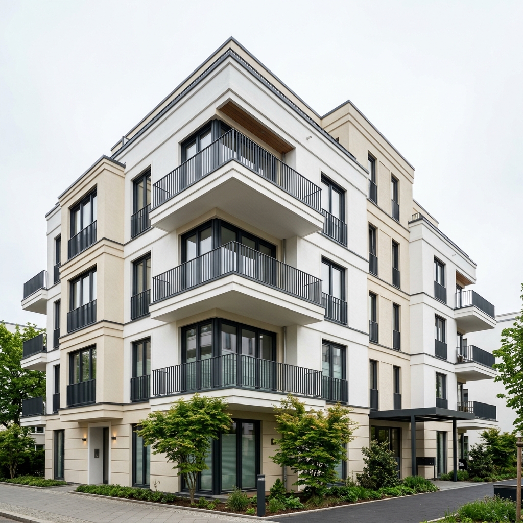 Modernes Mehrfamilienhaus